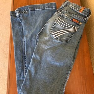 7 for all mankind dojo flare jeans